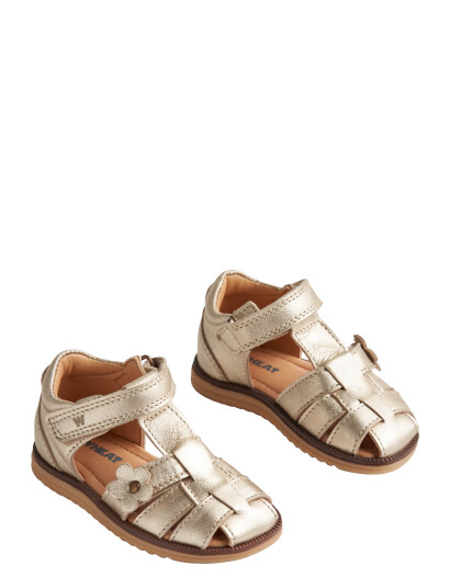 Wheat Sandal Closed Toe Sky Flower - Gold - 20-12.7CM Wheat Sandal Closed Toe Sky Flower - Gold - 20-12.7CM