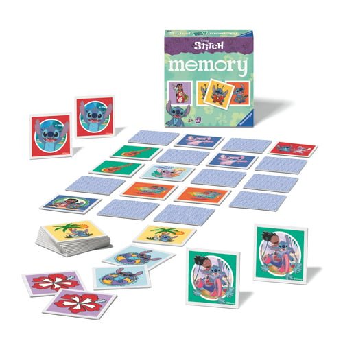 Ravensburger Disney Stitch Mini Memory - Barnespill med 48 kort Ravensburger Disney Stitch Mini Memory - Barnespill med 48 kort