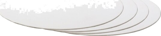Kakebrett Rund Hvit 3mm 20cm Kakebrett Rund Hvit 3mm 20cm