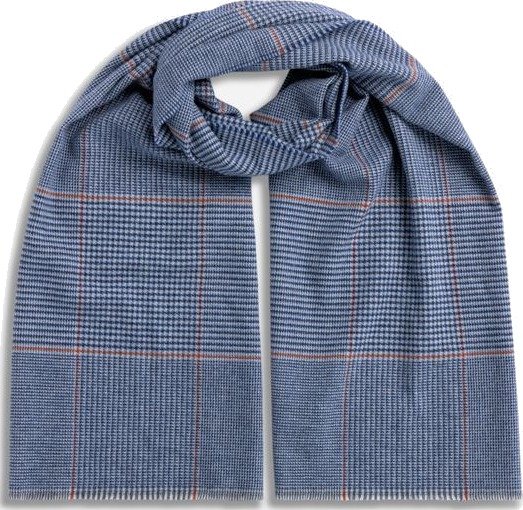 Petronius 1926 Zug wool scarf OS blå herre Petronius 1926 Zug wool scarf OS blå herre