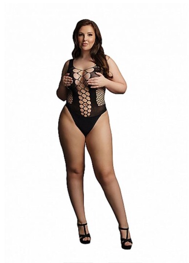 Le Desir Contrast Body Suit Curvy