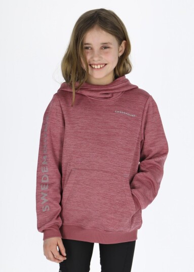 Swedemount Training Logo Hood Jr Dusty Rose Melange/Lt. Grey Me 110 Hoodies