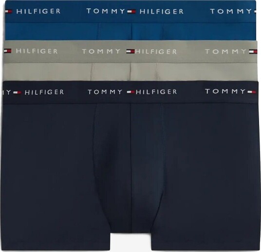 Tommy Hilfiger 3P Low Rise Trunk ANT SLV JWL BLU PTCH BLU M