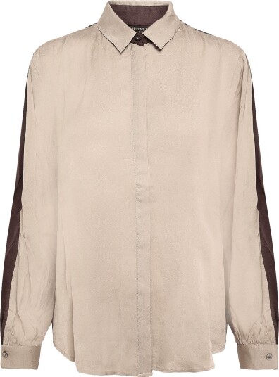 Bruuns Bazaar Kamillebblure Shirt ROASTED CASHEW 36 Bruuns Bazaar Kamillebblure Shirt ROASTED CASHEW 36