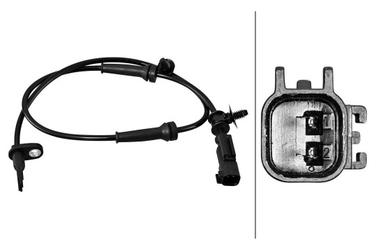 ABS sensor HELLA 6PU 358 217-191