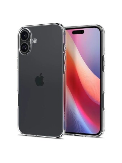 Spigen Crystal Flex Gjennomsiktig Mobildeksel for iPhone 16
