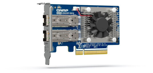 QNAP QXG-25G2SF-E810 - nettverksadapter - PCIe 4.0 x8 - 25 Gigabit SFP28 x 2 QNAP QXG-25G2SF-E810 - nettverksadapter - PCIe 4.0 x8 - 25 Gigabit SFP28 x 2
