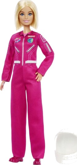 Barbie Careers Astronaut Doll & Accessory Fashion Doll Wearing Removable Spacesuit With Helmet Pink One Size