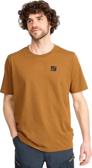 Revolutionrace Herre Overdeler T skjorter Easy T shirt Herre Rubber XS