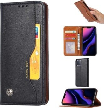 Card Set Serien iPhone 11 Pro Max Lommebok-deksel - Svart
