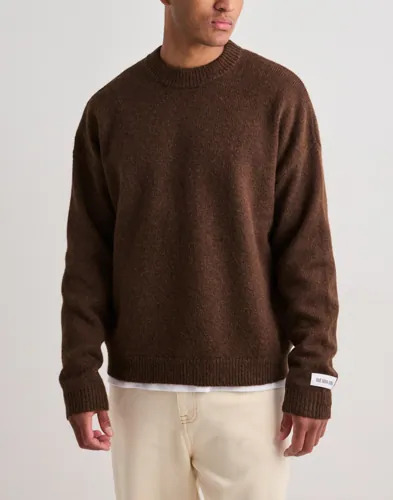Que Sera Sera Graham Solid Knit Strikkegensere Brun
