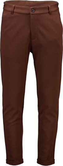 Lindbergh Superflex Knitted Cropped Pant Brown XXXL