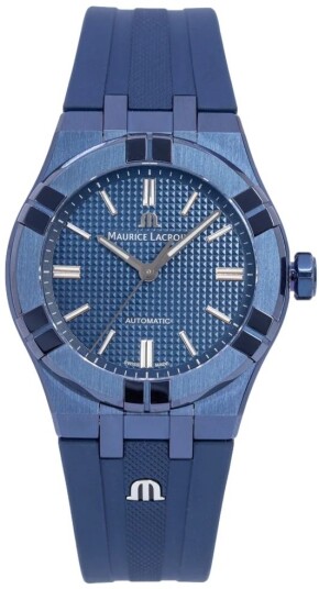 Maurice Lacroix Herreklokke AI6007 PVC00 430 4 Aikon Blå/Gummi Ø39