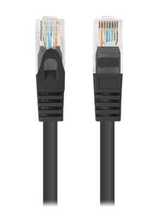 Lanberg - Koblingskabel - Rj-45 (Hann) Til Rj-45 (Hann) - 7.5 M - 5.4 Mm - U/Utp Uskjermet - Cat 6 - Med Støvel Uten Hindringer - Black Ral9004