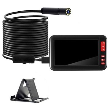 Vanntett HD Endoskop kamera med LCD skjerm 5m