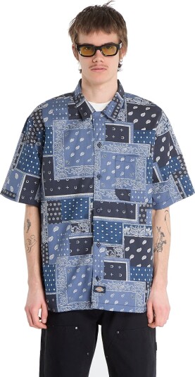 Dickies Glandorf Shirt Ss Navy M Dickies Glandorf Shirt Ss Navy M