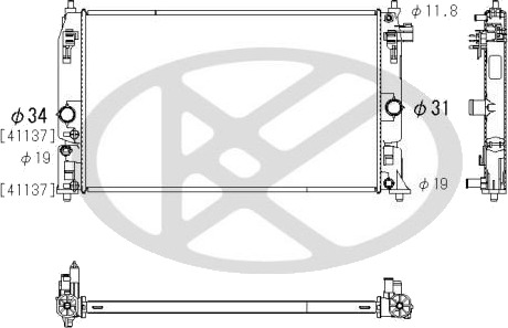 KOYORAD PL013926 Radiator motorkjøling KOYORAD PL013926 Radiator motorkjøling