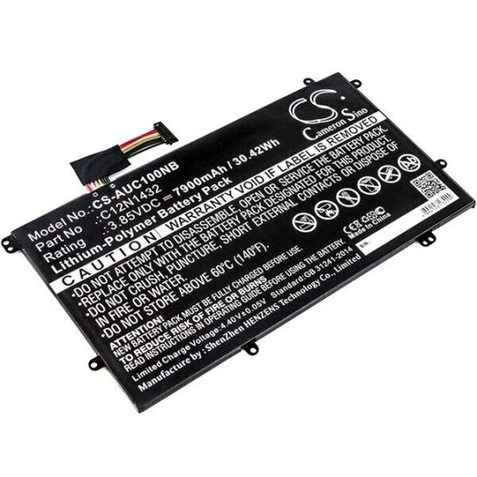 Asus C100PA-FS0001 batteri (7900 mAh 3.85 V, Sort)