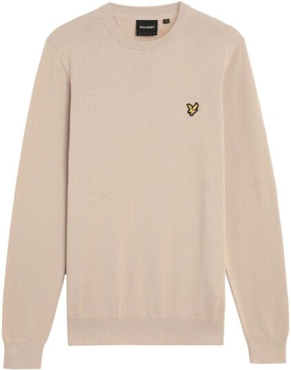 Lyle & Scott Crew Neck Genser Herre Beige Xxl