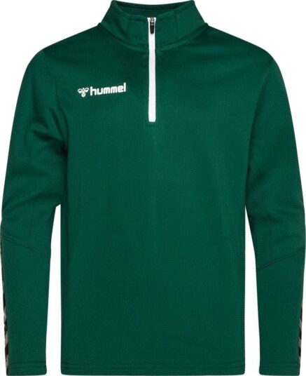 Hummel Treningsskjorte Authentic 1/2 Zip Grønn Barn størrelse 164 cm