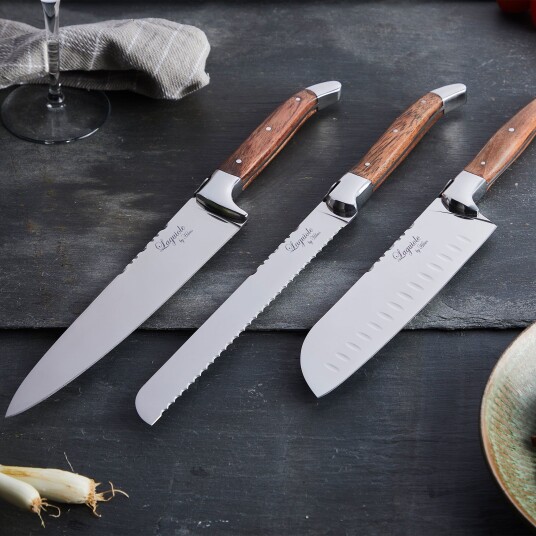 Knivsett 3 deler Rosenwood Knivsett 3 deler Rosenwood