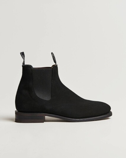 R.M.Williams Comfort Craftsman G Boot Black Suede