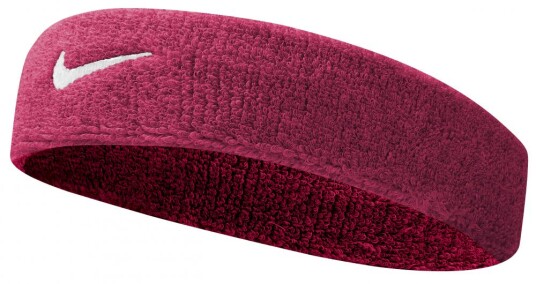 Nike  SWOOSH HEADBAND   639 VIVID PINK/WHITE OS