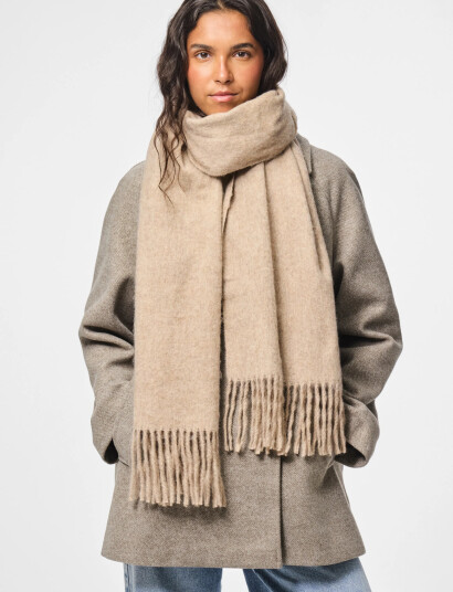 Pieces Pcnaya Long Scarf Noos Bc - Beige - ONE SIZE