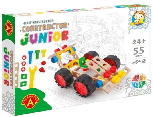 Junior Træ Konstruktionsbyggesæt Racerbil