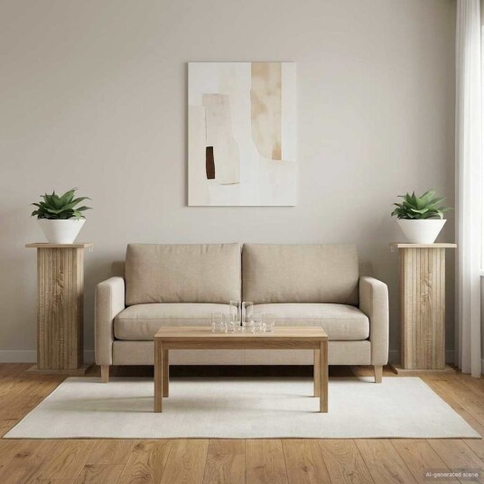 vidaXL Planteholder 2 stk. Sonoma eik 30,5 x 30 x 60,5 cm