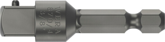 Wera 870/4 Firkanttapp 3/8" x 50 mm til Elektroverktøy