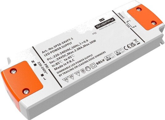Snappy Snappy 50W / 24V DC dimbar strømforsyning   2.08A IP20 innendørs