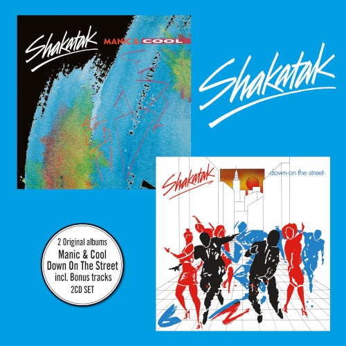 Shakatak Manic & Cool + Down On The Street CD Shakatak Manic & Cool + Down On The Street CD