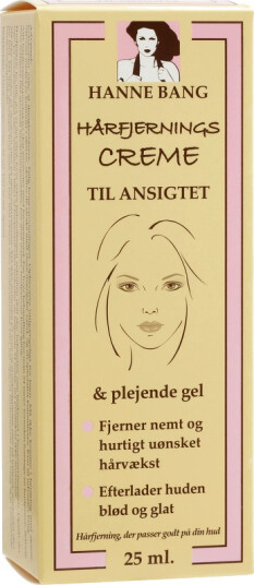Hanne Bang Hårfjerningscreme Til Ansigtet 25 ml Hanne Bang Hårfjerningscreme Til Ansigtet 25 ml