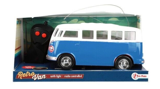 Toi-Toys RC Controlled Car Retro Van with Light Toi-Toys RC Controlled Car Retro Van with Light