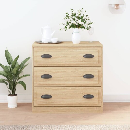 Skjenk sonoma eik 70x35,5x67,5 cm konstruert tre Skjenk sonoma eik 70x35,5x67,5 cm konstruert tre
