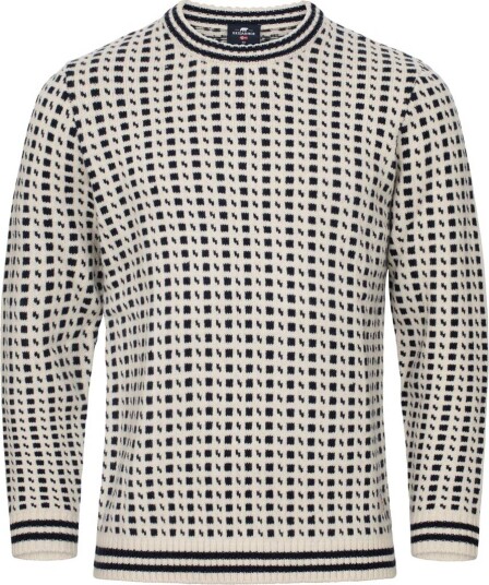 Gridarmor Classic Wool Sweater Men Snow White XXL Gridarmor Classic Wool Sweater Men Snow White XXL