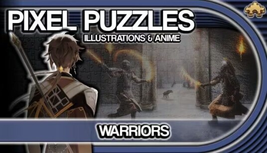 Pixel Puzzles Illustrations & Anime - Jigsaw pack: Warriors Windo