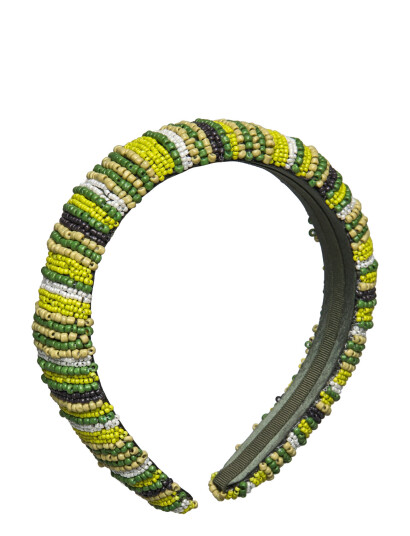 Becksöndergaard Mahina Midi Beaded Hairbrace - Green - ONE SIZE Becksöndergaard Mahina Midi Beaded Hairbrace - Green - ONE SIZE