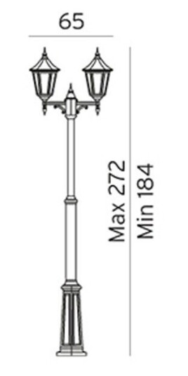 Norlys Modena Utendørs Parklampe LitenNorlys Hvit, Ingen Norlys Modena Utendørs Parklampe LitenNorlys Hvit, Ingen