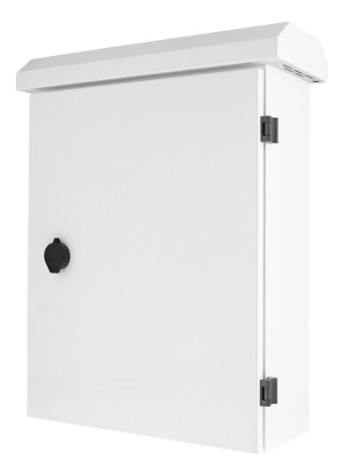 DELTACO Lockable wall cabinet 350x140x450mm IP55 white DELTACO Lockable wall cabinet 350x140x450mm IP55 white