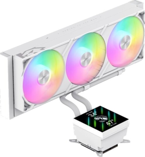 GameMax Glacier 360 LCD hvit GLACIER 360 LCD WH GameMax Glacier 360 LCD hvit GLACIER 360 LCD WH