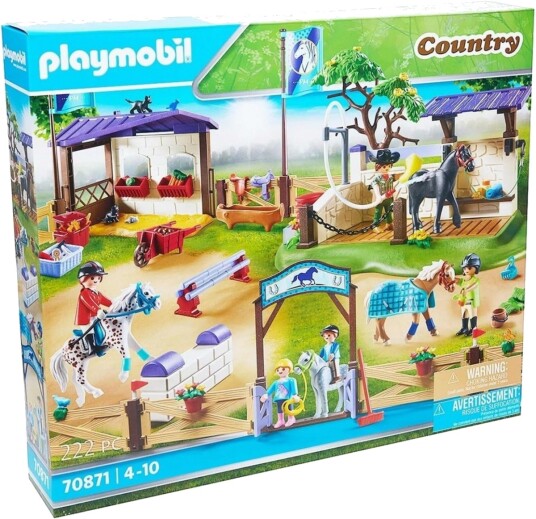 Playmobil Country 70871 Hestesportsturnering Med Hestevask Byggesett 4+ År 222 Deler