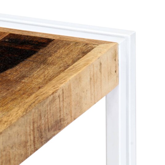 vidaXL TV-benk 90x30x40 cm heltre mango