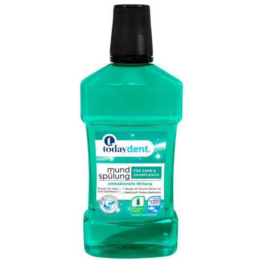 Today Dent Mouthwash Fluor Zahn & Zahnfleisch