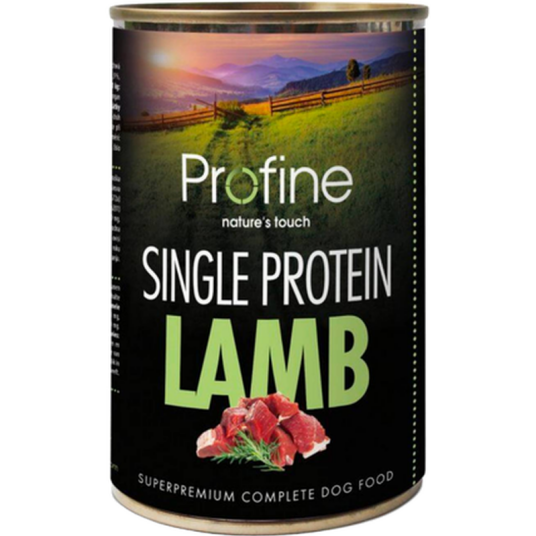 Hund Single Protein Lam 400G X 6 Hund Våtfôr Profine