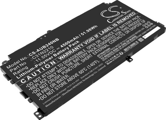 Batteri til Asus B2402CVA etc