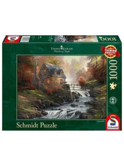 Schmidt Puzzle Thomas Kinkade: Cobblestone Mill 1000 pieces Gulv