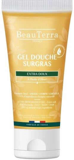 BeauTerra Ultra Rich Shower Gel – Høy toleranse – 200 ml