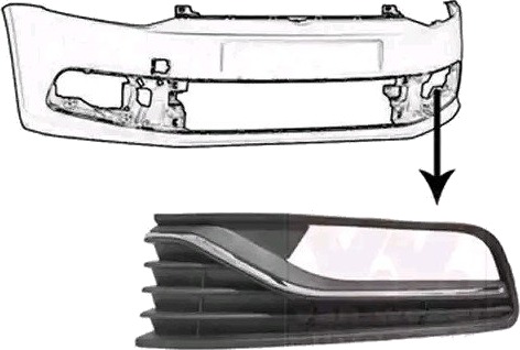 Ventilasjonsgitter VAN WEZEL 5814593
